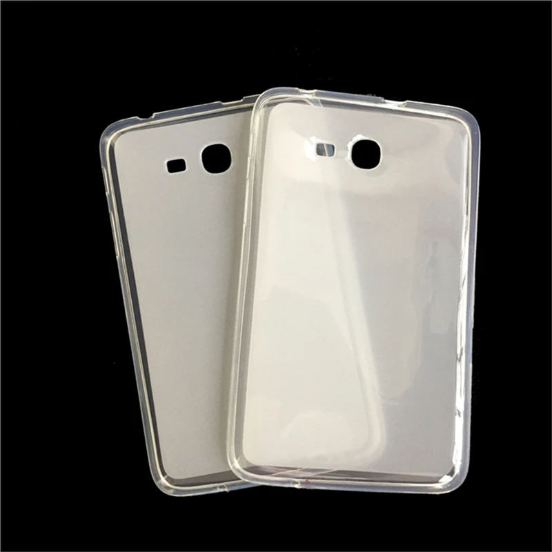 Per Samsung Galaxy Tab 3 Lite 7.0 Sm T110 T111 Tablet Caso Semplice Molle Di Tpu Della Copertura Posteriore Per Galaxy Tab 3 Lite 7.0 + Penna