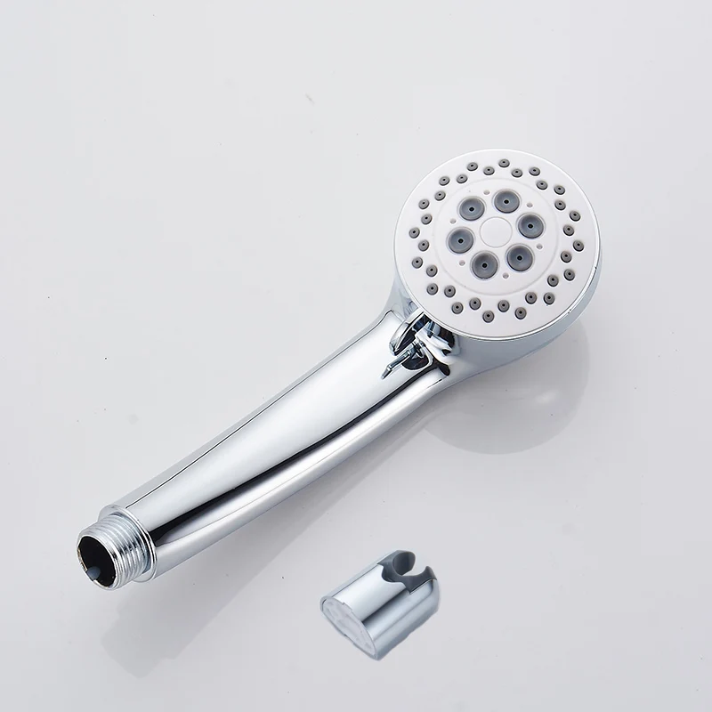 Водосберегающая насадка для душа давление повышающий силикагель хромированные отверстия ручной душ дождевой Круглый ручной душ аксессуары для ванной комнаты - Цвет: HS-033-2