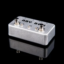 NUEVO instrumento Musical ABY Caja Del Interruptor Selector de Combinar pedal piezas de La Guitarra eléctrica/TRUE BYPASS! Amp/guitarra pedal AB/Y