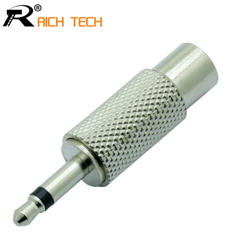 

Jack 3.5mm Mono Male Plug to RCA Connector Female Jack High quality RCA Jack Extension Adapter Audio 3.5mm Jack Converter 4pcs