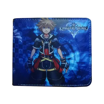 

Novelty Anime Kingdom Hearts Wallets Cartoon Style Leather Purse Gifts Boy Girl Card Holder Coin Pocket Short Wallet carteira