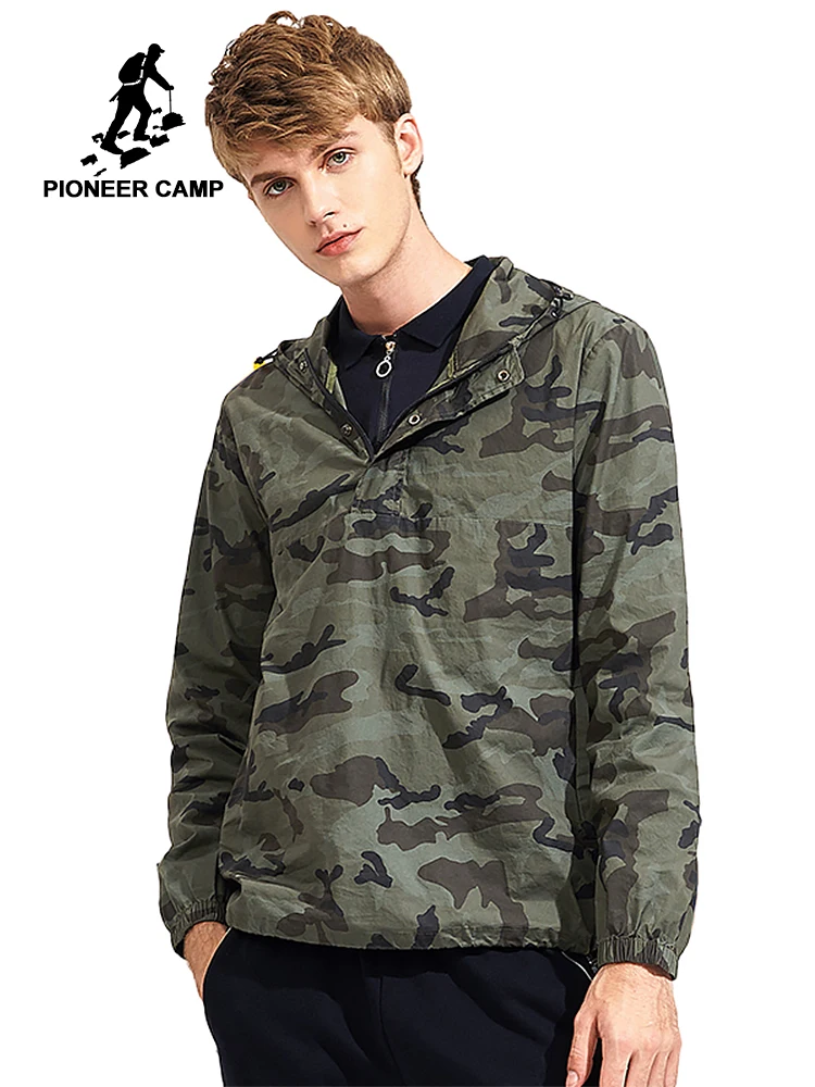 

Pioneer Camp new style camo jacket men brand clothing fashion camouflage coat male top quality military outerwear AJK701275