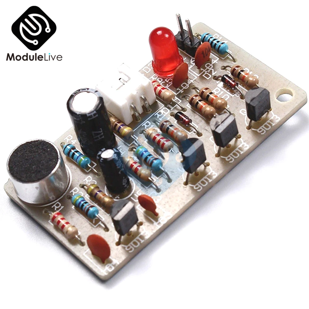 

ICSK050A Stable DC 5V PCB DIY Kit Sound Module Sensor Module Clap Switch Suite Electronic DIY Kit DC 5V PCB