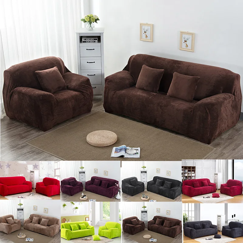 High Quality Stretch Chaise Sofa cover Slipcovers flexible Couch cover
