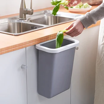 

Multifuctional Hanging Waste Bin Trash Can Recycling Wastebasket for Home Kitchen Use