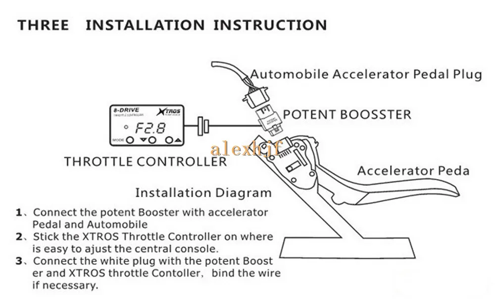 Tros POTENT BOOSTER 6th 8-Привод электронный контроллер дроссельной чехол для Suzuki Kai zexi Mitsubishi Pajero Тритон L200 monteroo