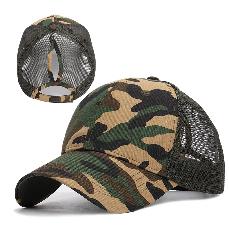 

Como Ponytail Baseball Cap Women Sports Hat Ladies Open Mouth
