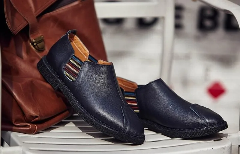 Поступила новая Мода мужская Винтаж Мокасины Мокасины Zapatos Hombre Sapatos Британский Стиль Повседневная Обувь Квартиры Вождение Обувь Ретро