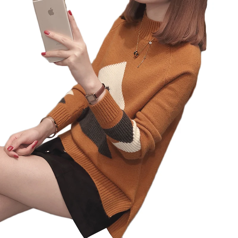Women sweater 2018 fashion women winter sweaters women sweaters and pullovers autumn female long knitted sweater women long tops