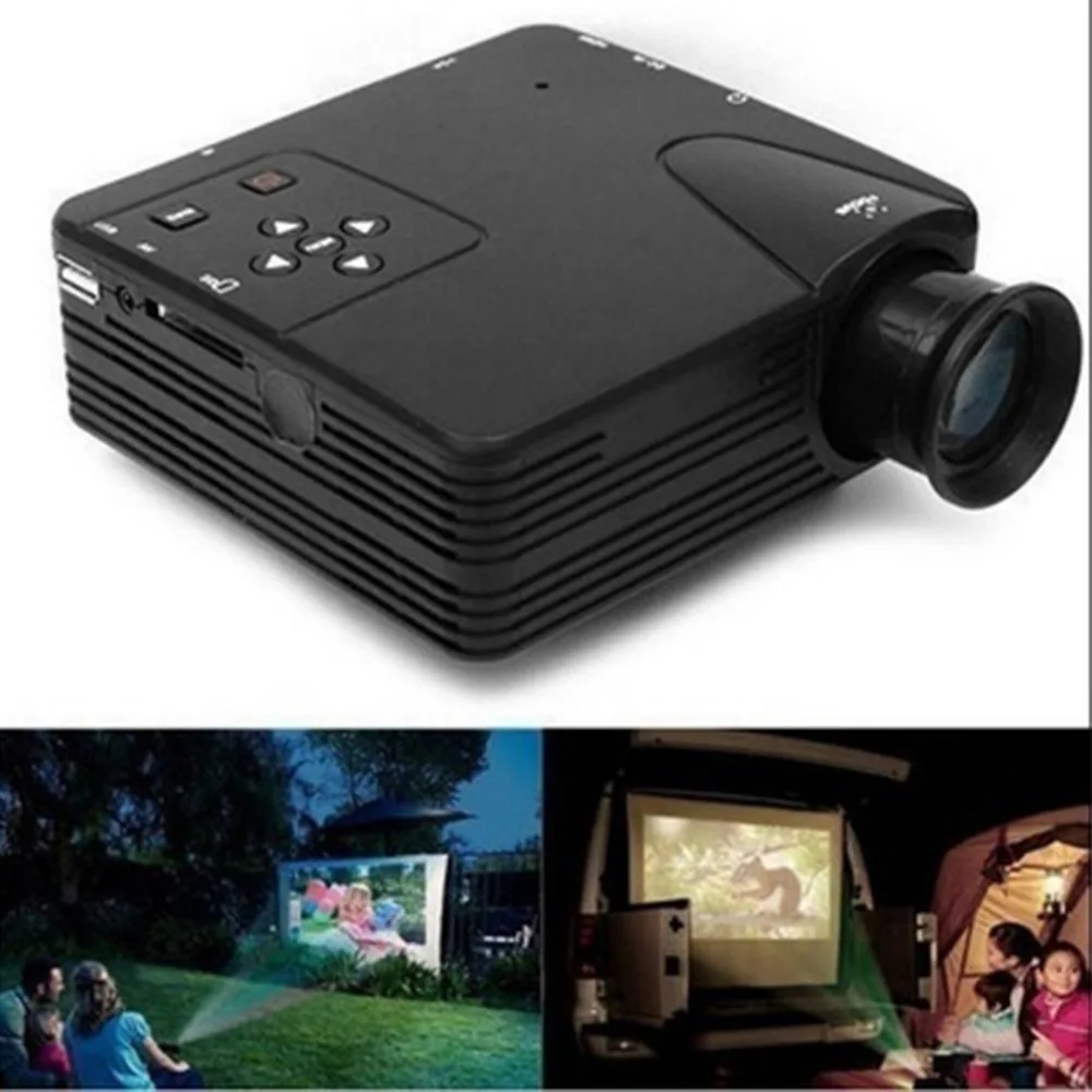 

UC28+ Mini Portable 1080P HD Projector Home Cinema Theater Upgraded HDMI Interface Home Entertainment Device Multimedia Player