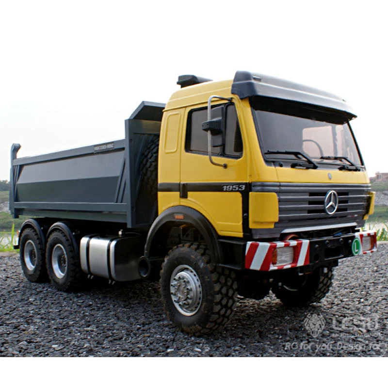 1/14 truck benz full drive 6X6 hydraulic dump truck high torque electric model LS-20130005 RCLESU Tamiya dump truck