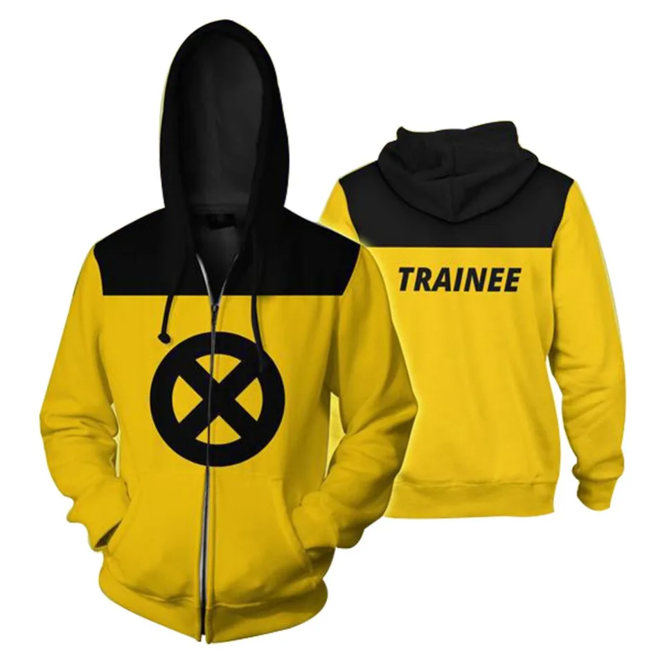 yellow zip up sweatshirt