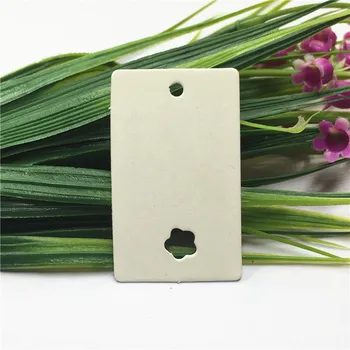 

400Pcs 5x3cm Kraft Paperboard Tag Regular Scallop T-shaped Series For Luggage Blank DIY Invitation Card Favour Head Label Tag
