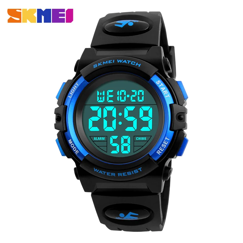 Online Relojes para niños marca SKMEI natación impermeable deportes al aire libre reloj para niños niñas moda Casual LED reloj de pulsera Digital