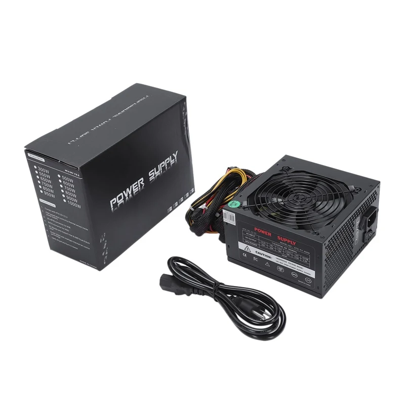 170-260V Макс 450W Питание Psu Pfc бесшумный вентилятор 24Pin 12V компьютер Sata консоль для ПК-игр с поддержкой Windows Питание для подходит для Intel, подходит