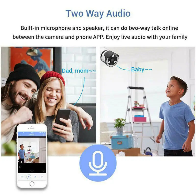 Wireless WIFI IP Camera 1080P Security IR Night Smart Auto Tracking Human Home Security Surveillance CCTV Network