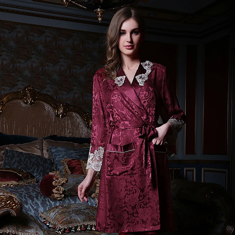 pure silk kimono dressing gown