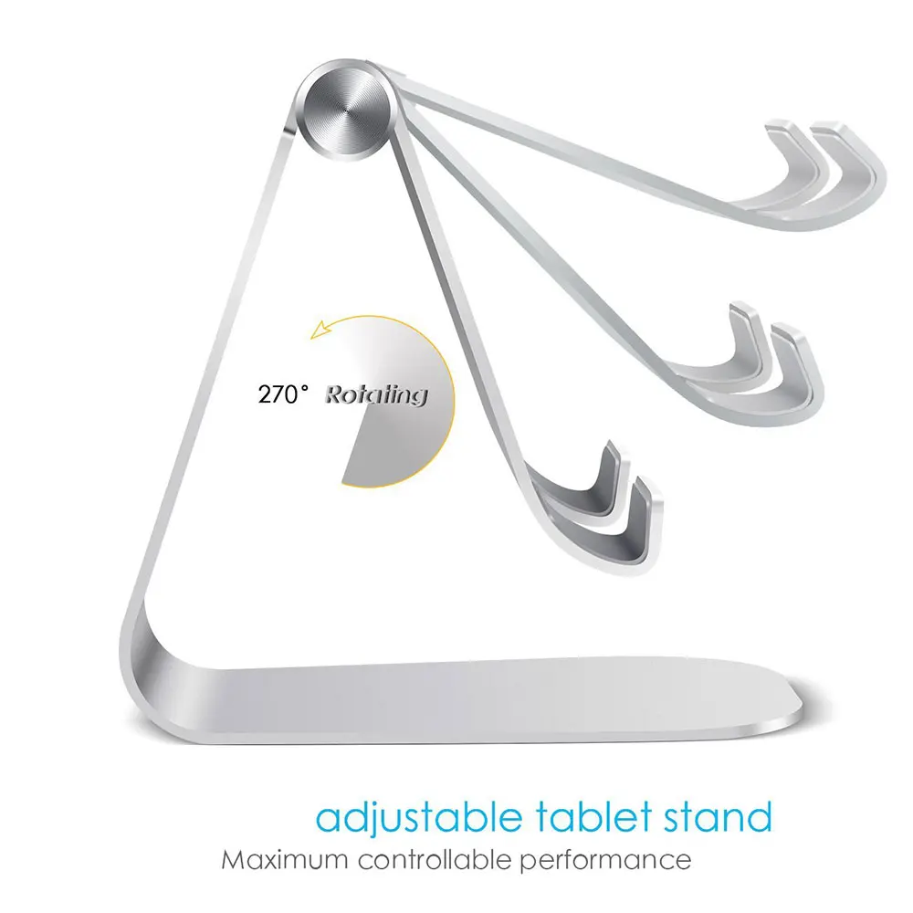 Portefeuille Tablet Stand Adjustable For iPad Stand Desktop Holder Dock for new iPad 2017 Pro 9.7 10.5 Air mini 2 3 4 iPhone X 8 (7)