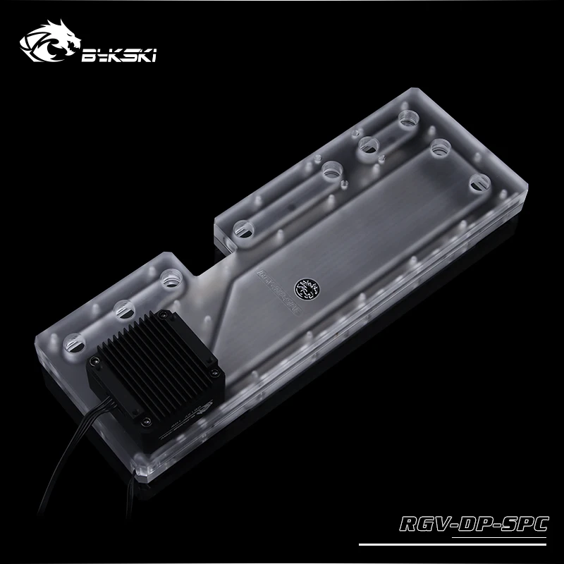 Водная плата Bykski чехол 5 в RBW/12 В RGB для DeepCool Quadstellar водное охлаждение