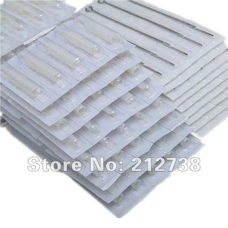 

Free Shipping25 Disposable Tattoo Needles and 25 Tips Mixed RL RS Flat Mag Kit You Pick Sizes