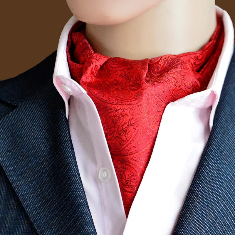 Новинка cravat ascot мужские модные галстуки в горошек foulard violette