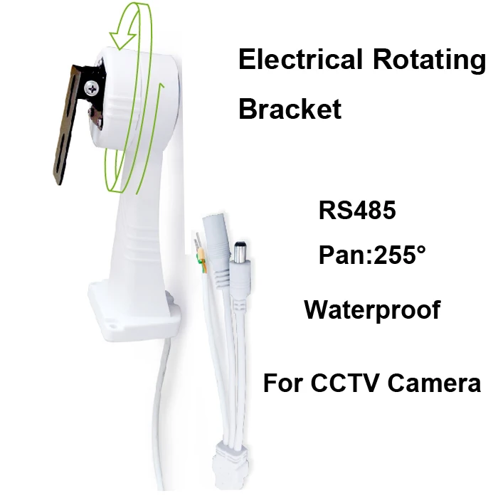 

New Electric CCTV Cameras Accessories Rotating Bracket Installation Stand Holder for CCTV Security IP Camera 225 Degree RS485