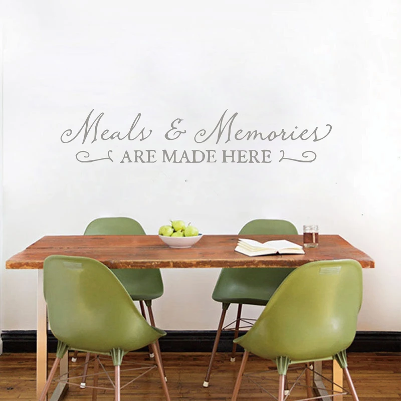 Vintage Kitchen Wall Stickers , Meals Memories are made here Kitchen Art Vinyl Wall Decals Home Decor Vintage Kitchen Wall Stickers , Meals Memories are made here Kitchen Art Vinyl Wall Decals Home Decor