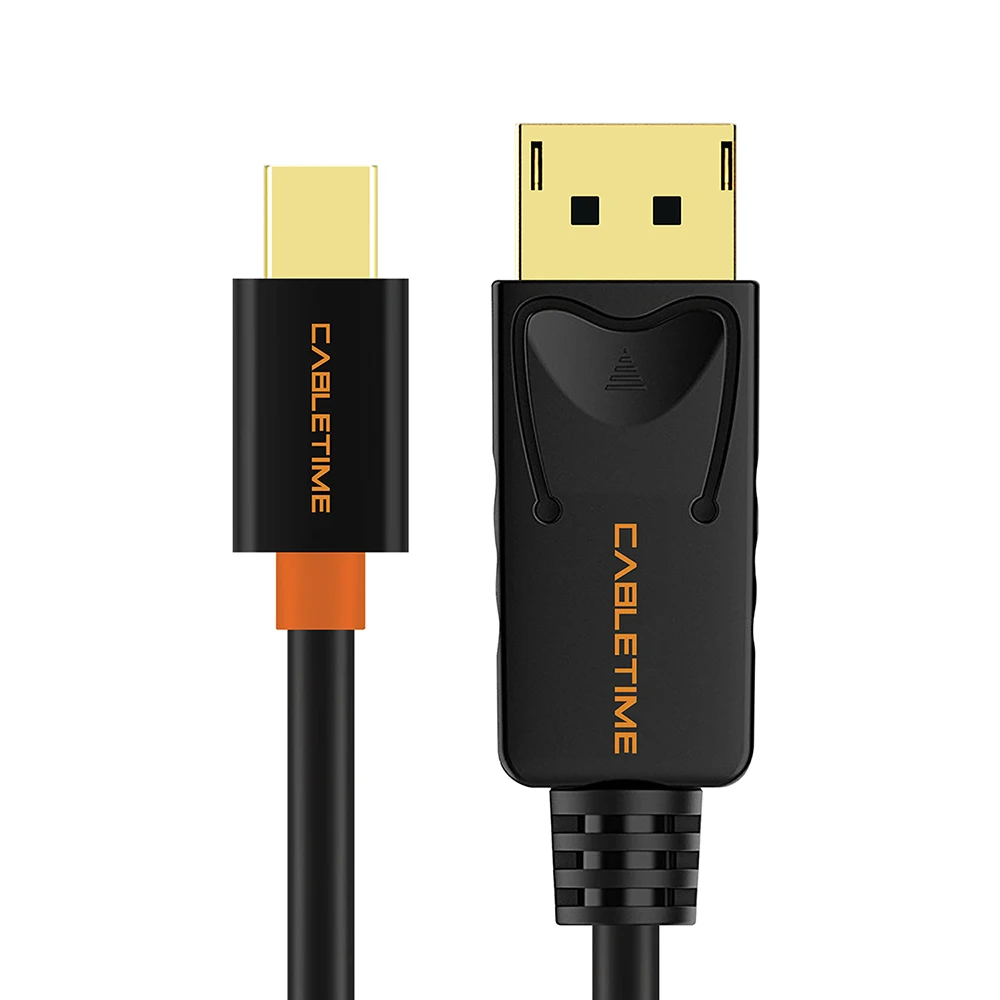 Кабель Cabletime Mini Display Port для ноутбука DP Thunderbolt HD кабеля HDTV проектора ПК|Компьютерные