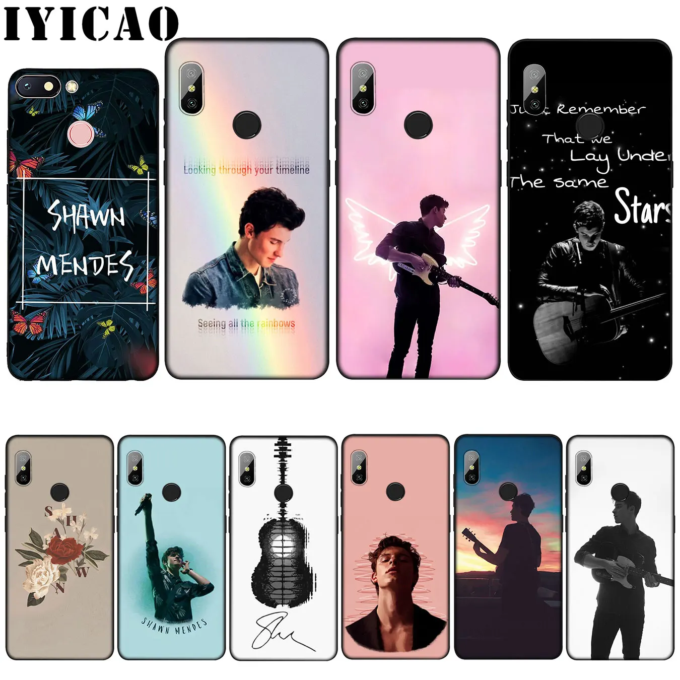 IYICAO певица Шон Мендес Magcon из мягкого силикона с узором чехол для Xiaomi mi 9 8 A2 Lite A1 6