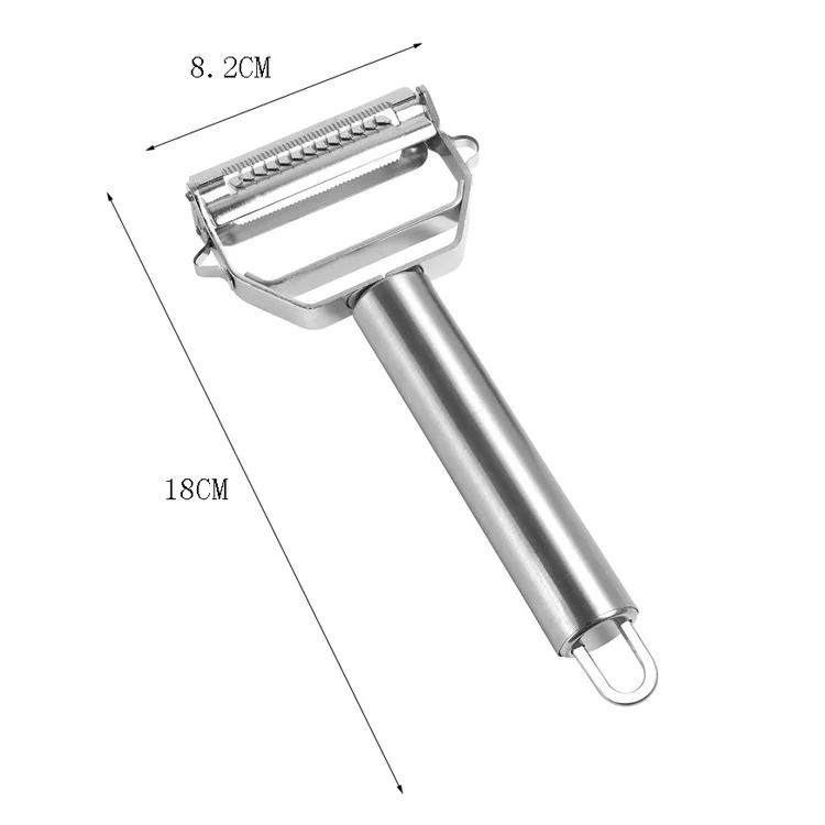 Кухонные инструменты для приготовления пищи Многофункциональный нож для чистки и нарезки соломкой Овощечистка двойная строгальная терка