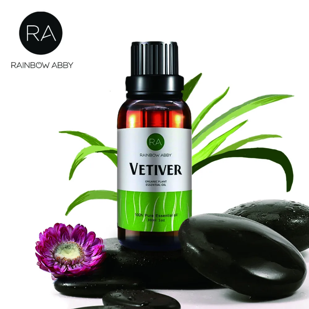 Aromatherapy Vetiver Essential Oil Pure Natural Plant Skin Care Oil Body Massage Oil 30ML Reduce Grease Tighten Skin Aromatherapy Vetiver Essential Oil Pure Natural Plant Skin Care Oil Body Massage Oil 30ML Reduce Grease Tighten Skin