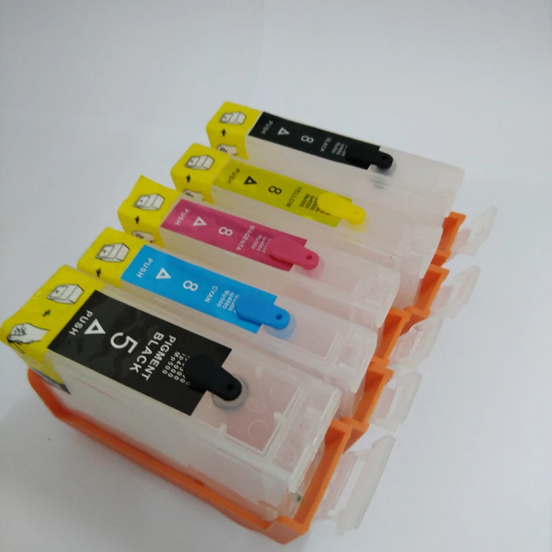Картриджи Перезаправляемые Vilaxh PGI 5 CLI 8 PGI5 CLI8 для canon PIXMA ip4200 ip4300 ip5200 IX4000 IX5000 5300 MP970 с