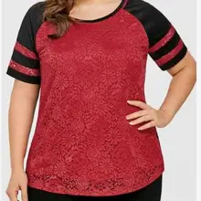 CxfxtwSell новая Кружевная футболка с короткими рукавами