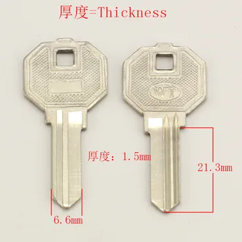 

A049 WT Double Grooves Blank Key 20pieces/Lot