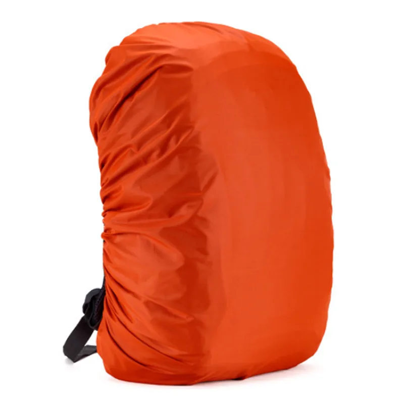 35L водонепроницаемый дождевик рюкзак с защитой от пыли Чехол портативный рюкзак дождевик пылезащитный чехол сумка для кемпинга Пешие прогулки путешествия - Цвет: Orange