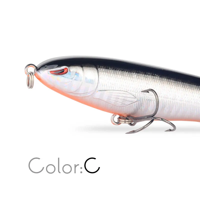 Whopper plopper 13 см Topwater рыболовная приманка искусственная приманка твердая wopper Plopper мягкий вращающийся хвост рыболовные снасти Geer - Цвет: COLOR C