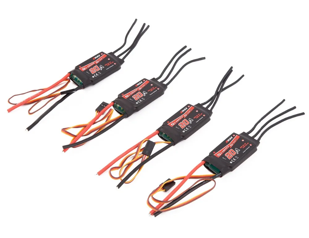 4 шт. Emax Саймон 20A Brushless ESC Электронный Регулятор Скорости для Quad Multicopter UL22302 |