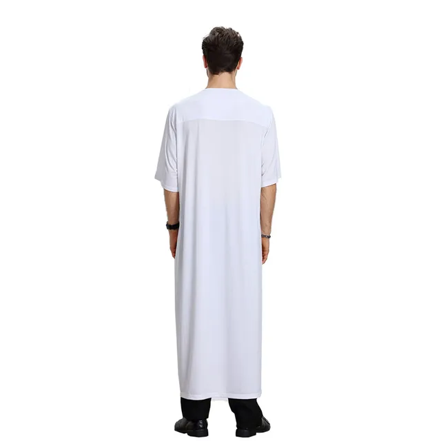 Arab Musulman Jubba Thobe Arabic Abaya Muslim Men Long Dress Arabe Saudi Arabia Pakistan Islamic Clothing Man Casual Clothes - Image 3