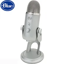 Original Blue yeti professional condenser microphone Karaoke recording live broadcasting USB microphone with stand 