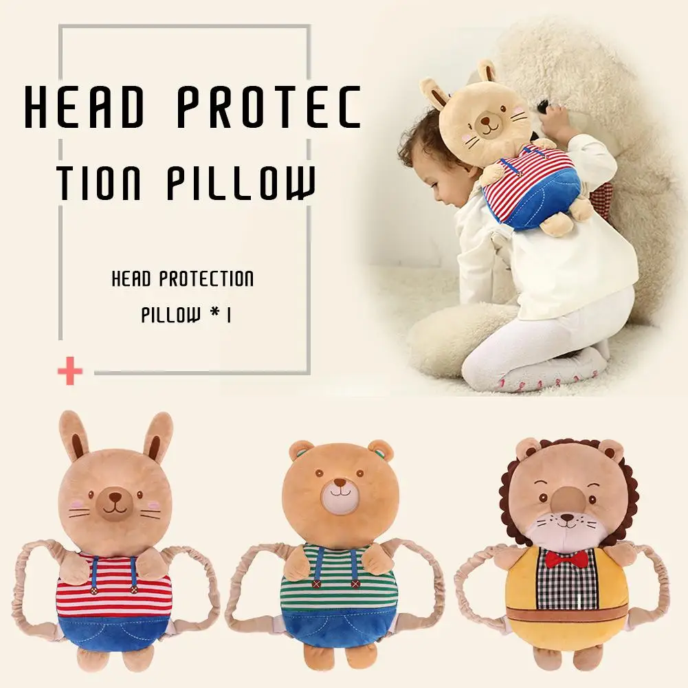 

Children Head Protection Pillow Baby Toddler Fall-preventive Headrest Anti-shock Cap Collision Back Pad Baby Cartoon Head Pillow