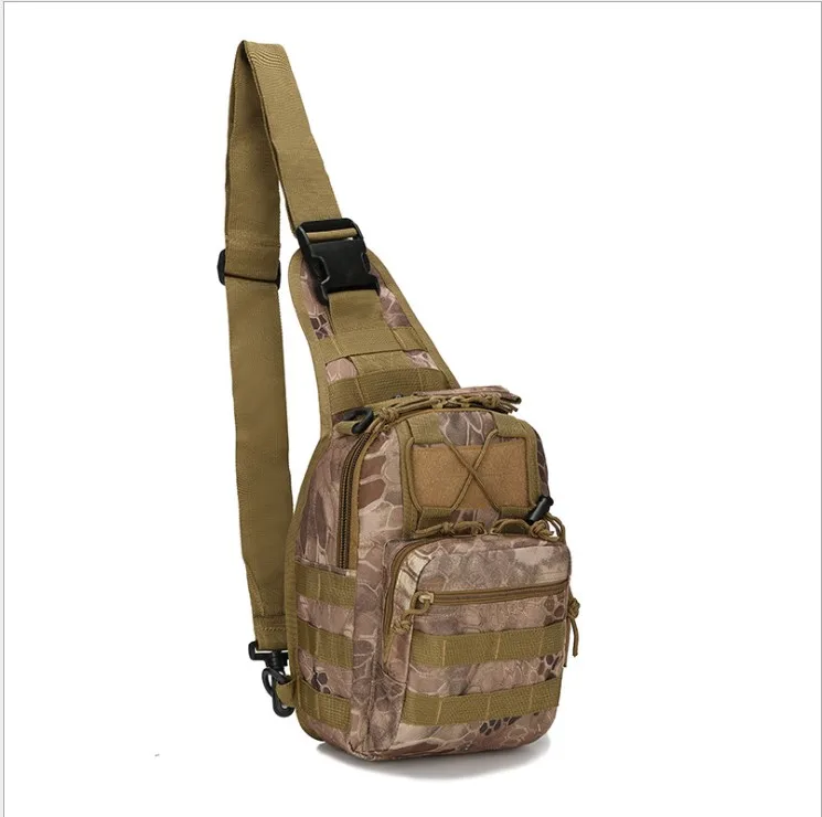 600D спортивная сумка на плечо, военная походная сумка, тактический рюкзак, походная сумка - Цвет: E
