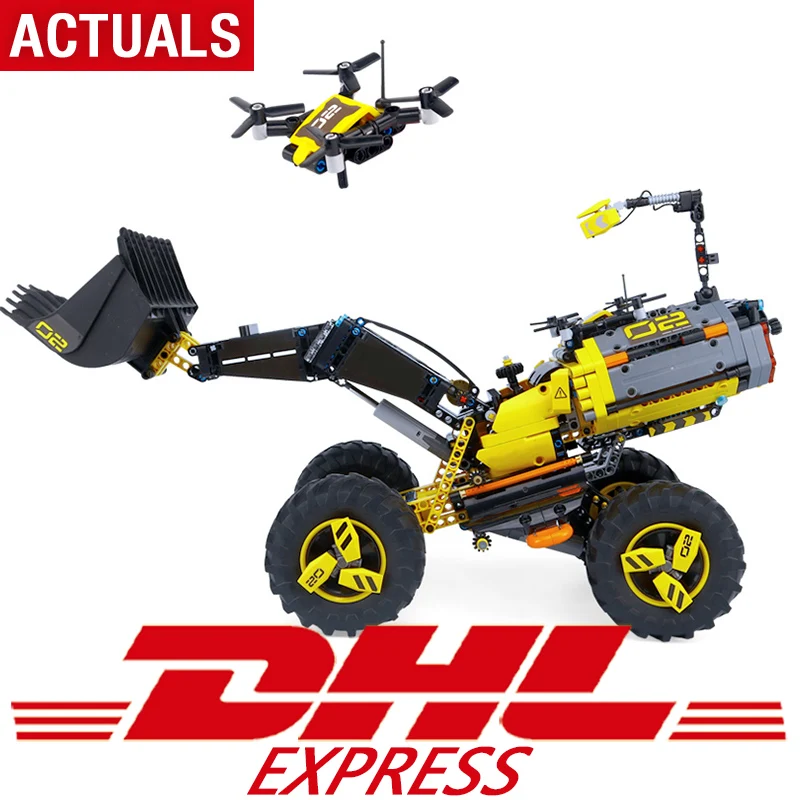 

20084 Technic Car Model Toys The Legoing 42081 Concept Wheel Loader ZEUX Buidling Blocks Bricks Kids Toys Boys Christmas Gifts