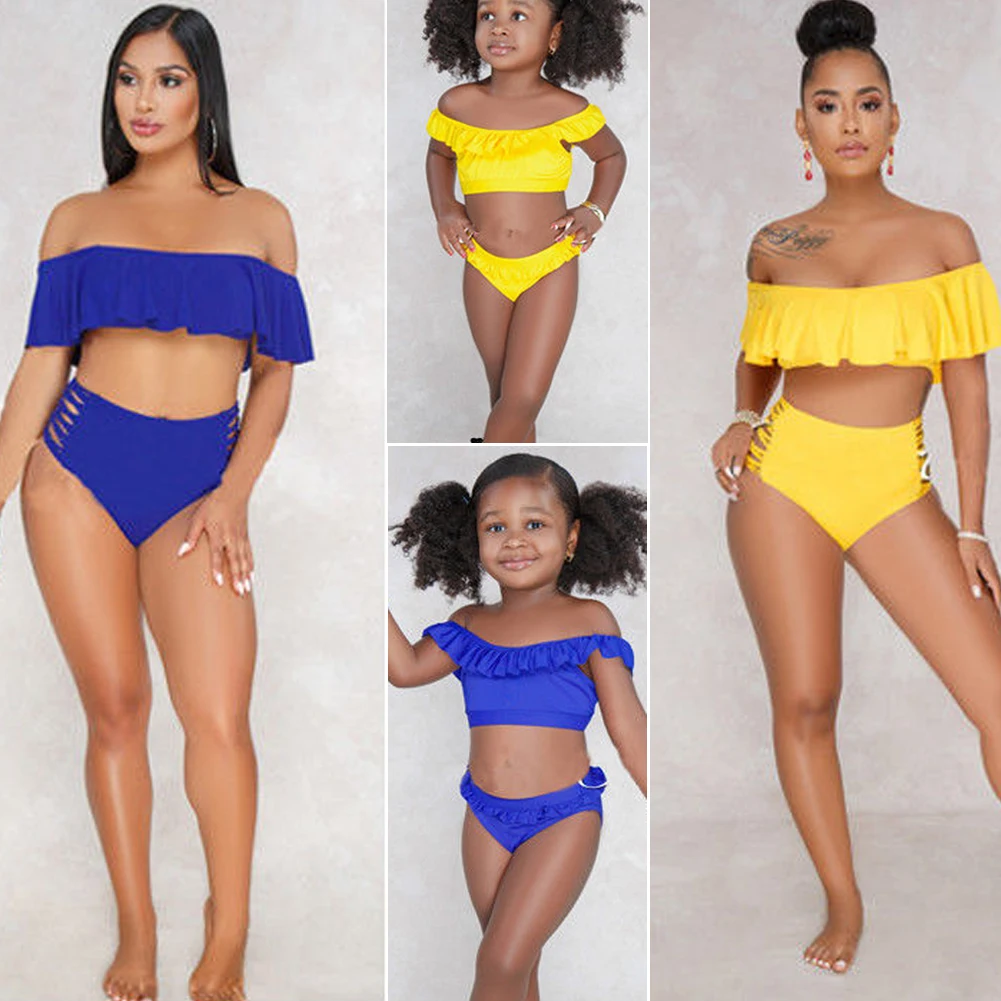 yellow bathing suit kids