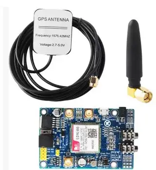 

SIM808 Module GSM GPRS GPS Development Board module IPX SMA W/ GPS Antenna for Arduino or Raspberry module
