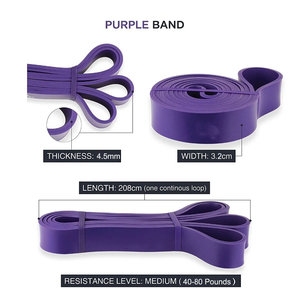 

Resistance Band 5 Colors Available Latex Gym Strength Resistance Training Rubber Bands Fitness Equipment Yoga Rubber Loop Band