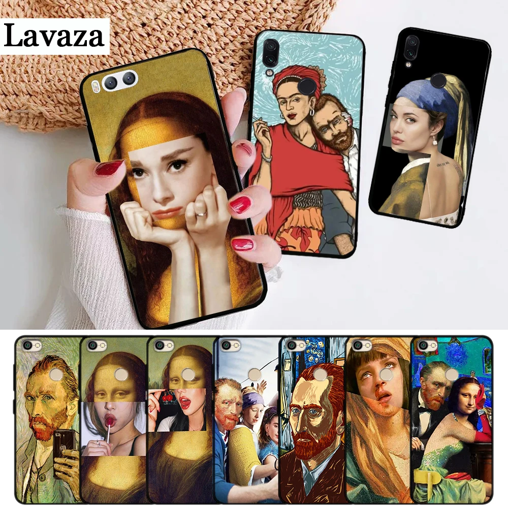 Силиконовый чехол Lavaza с изображением Моны Лизы Забавный для Xiaomi Redmi 4A 4X 5 5A 6 6A 7 7A 8 8A