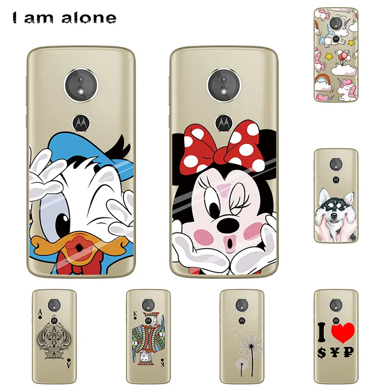 

For Motorola Moto G6 Play 5.7 inch Solf TPU Silicone Color Paint DIY Case Mobile Phone Cover Bag Cellphone Housing Shell