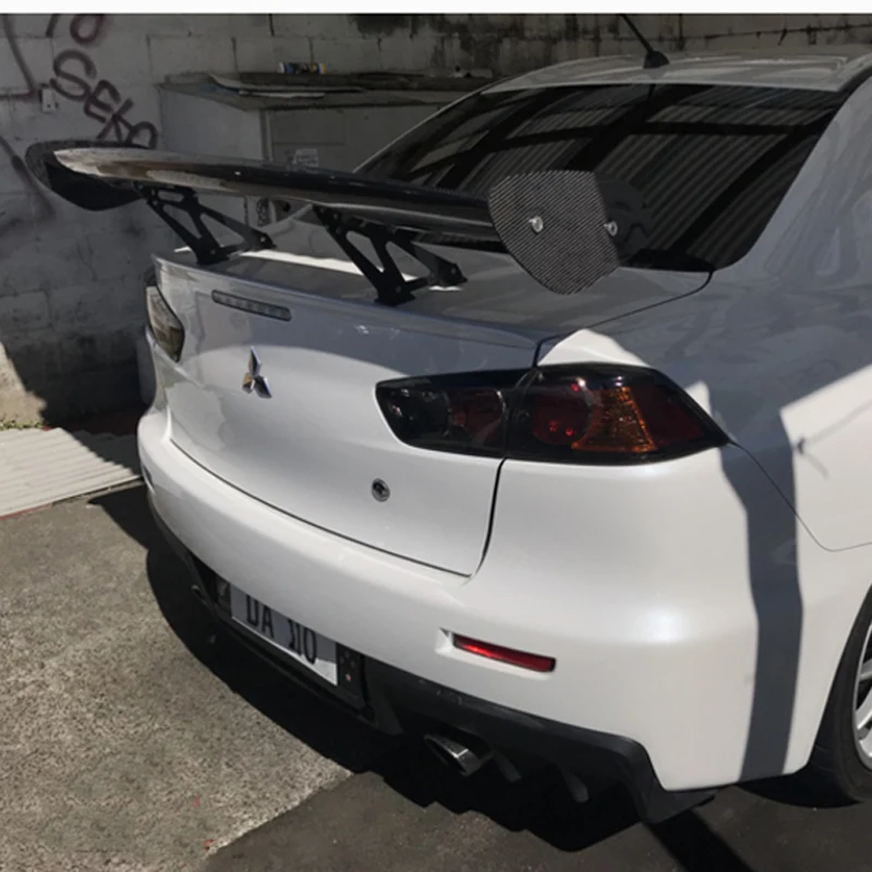 

For BMW Benz Corolla Lexus Infiniti Lancer EX Civic 4 Door Sedan GTS Style 100% Carbon Fiber Universal Rear Wing Spoiler