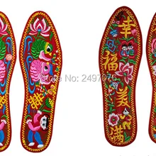 Китайские традиционные вышитые стельки для обуви