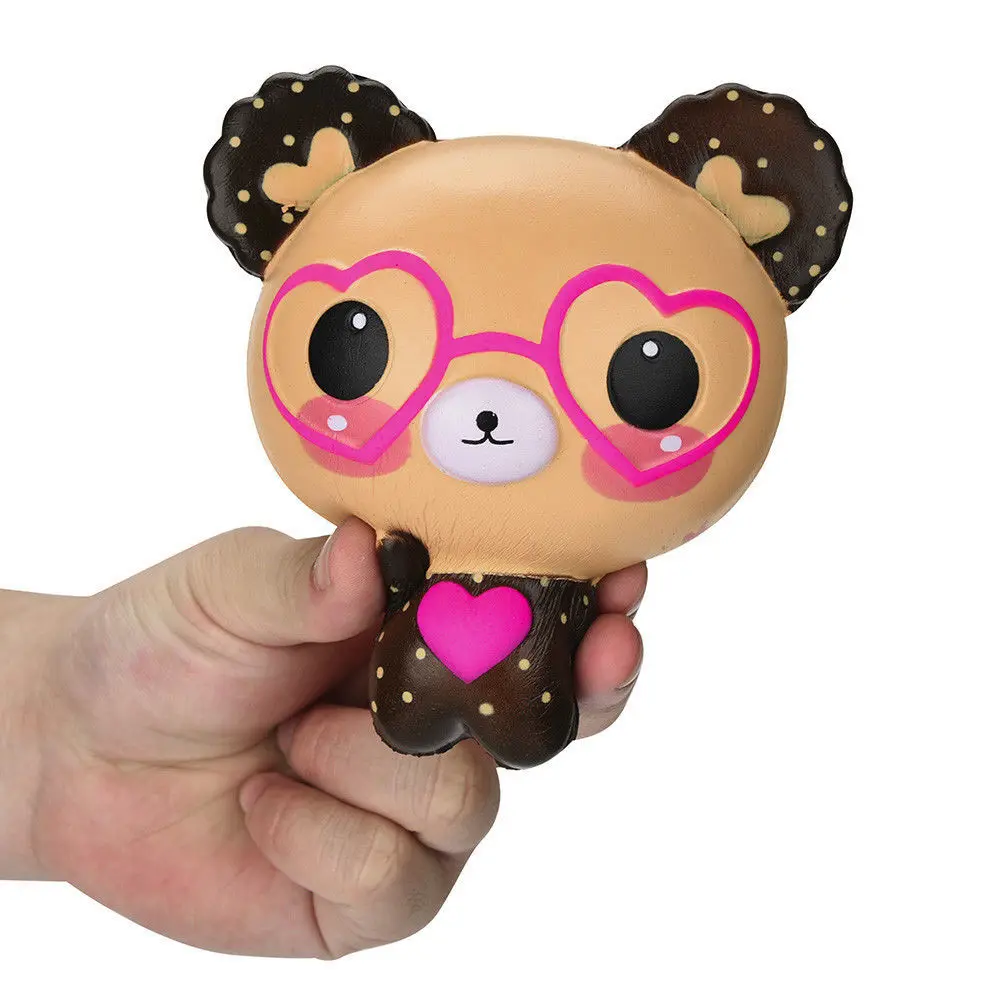 Kawaii Jumbo эластичные мягкие ПУ мягкими замедлить рост анти-стресс Kawaii Squishies игрушка мишка Squeeze игрушки для детей взрослых